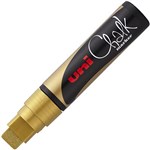 UNIBALL CHALK MARKER BROAD CHISEL TIP 15MM GOLD