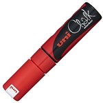 UNIBALL CHALK MARKER CHISEL TIP 8MM RED