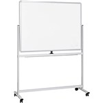 INITIATIVE MOBILE MAGNETIC WHITEBOARD 1200 X 900MM