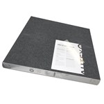 VISIONCHART AUTEX ACOUSTIC FABRIC PEEL N STICK TILES 600 X 600MM KOALA PACK 6