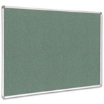 VISIONCHART CORPORATE FELT PINBOARD ALUMINIUM FRAME 1200 X 1200MM GREY
