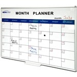 VISIONCHART DELUXE MAGNETIC WHITEBOARD PLANNER PERPETUAL MONTH 1200 X 900MM