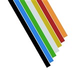 VISTA MAGNETIC WHITEBOARD STRIP 300 X 10MM PACK 2 YELLOW