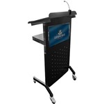 VISIONCHART COMMUNICATE PROFESSIONAL LECTERN 600 X 400 X 1200MM BLACK