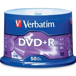 VERBATIM DVDR 47GB 16X SPINDLE SILVER PACK 50