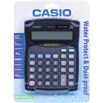 CASIO WD220MSBU WATERDUST PROTECTED CALCULATOR 12 DIGIT BLUE