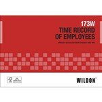 WILDON 173W TIME RECORD OF EMPLOYEES BOOK