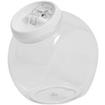 CONNOISSEUR FLIPTITE CANISTER ROUND 47 LITRE CLEAR