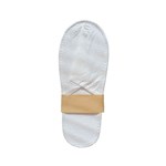 COMPASS CLOSED TOE ECO SLIPPERS IN PAPER BAND WHITE
