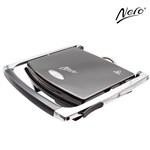 NERO SANDWICH PRESS STAINLESS STEEL 4 SLICE BLACK