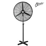 NERO INDUSTRIAL PEDESTAL FAN 75CM BLACK