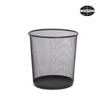 COMPASS ROUND WIRE MESH SMALL BIN 11L BLACK