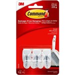 COMMAND ADHESIVE UTENSIL HOOK WHITE PACK 3 HOOKS AND 4 STRIPS
