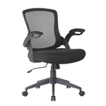 CALI TASK CHAIR MESH BACK WITH BLACK FABRIC SEAT