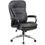 TITAN EXECUTIVE CHAIR HIGH BACK ARMS PU BLACK