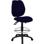 SABINA DRAFTING CHAIR HIGH BACK BLUE