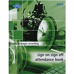 ZIONS SIGN ON SIGN OFF ATTENDANCE BOOK 260 X 200MM 264 PAGE