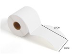 LABELS THERMAL DIRECT 100X150MM  38MM CORE WHT ROLL400