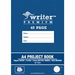 WRITER PREMIUM PROJECT BOOK 14MM PLAINDOTTED THIRDS 70GSM 48 PAGE A4 BALLOONS