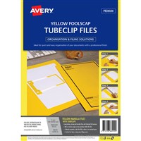 Foolscap Tube Clip Files