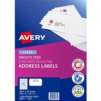 White Laser Labels
