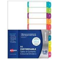 Printable Presentation Dividers